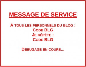 Message de service