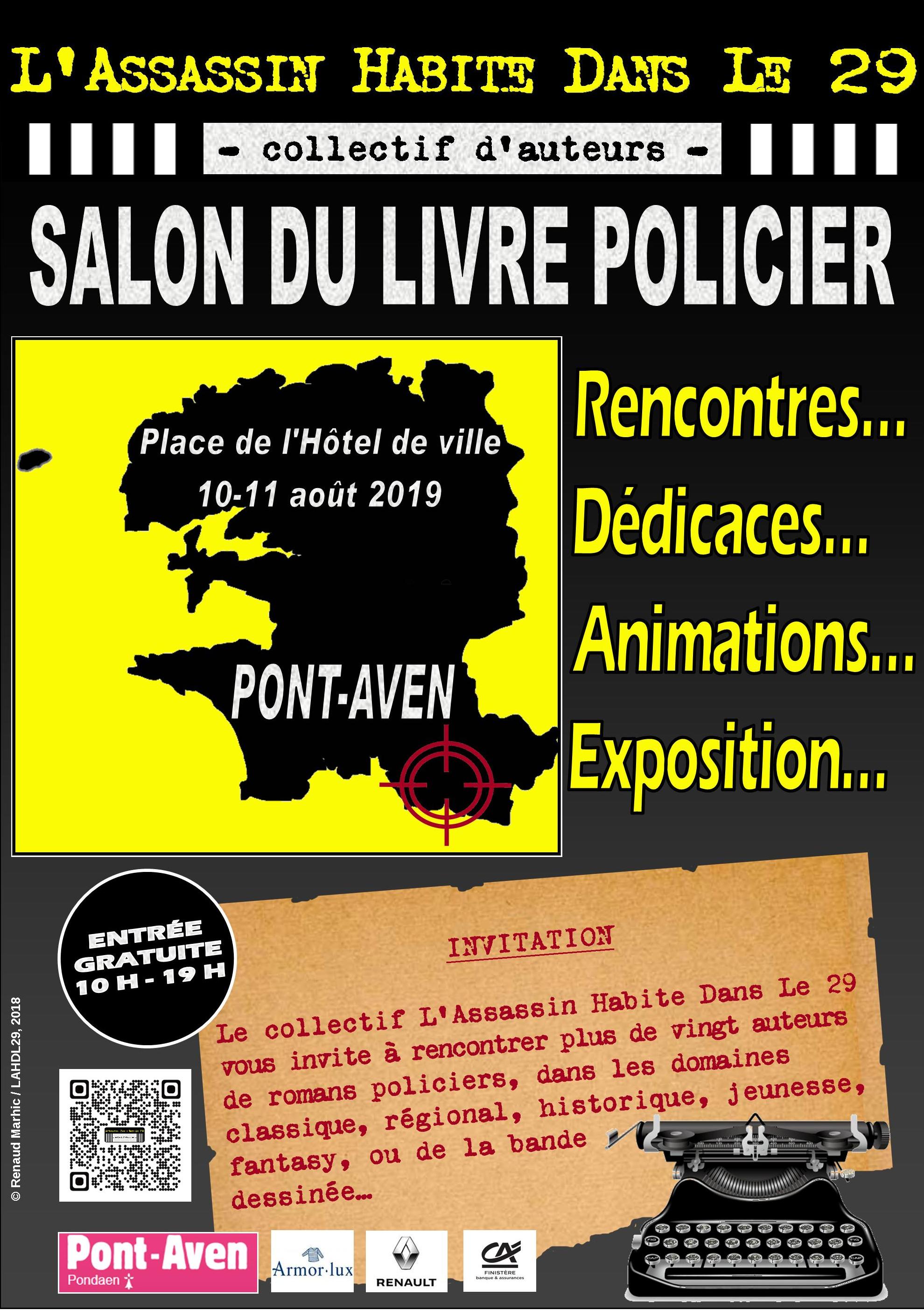 Les Lutins Urbains au salon du Livre Policier de L’Assassin Habite Dans Le 29 à Pont-Aven 2019