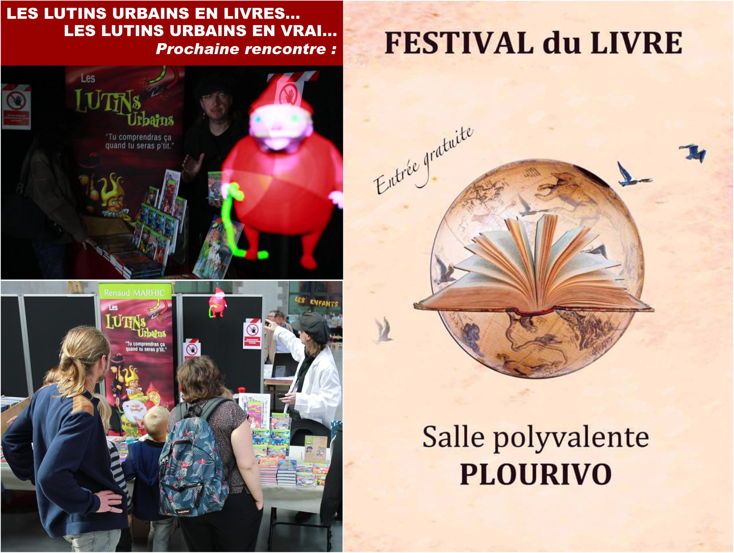 Les Lutins Urbains au Festival du Livre de Plourivo 2020