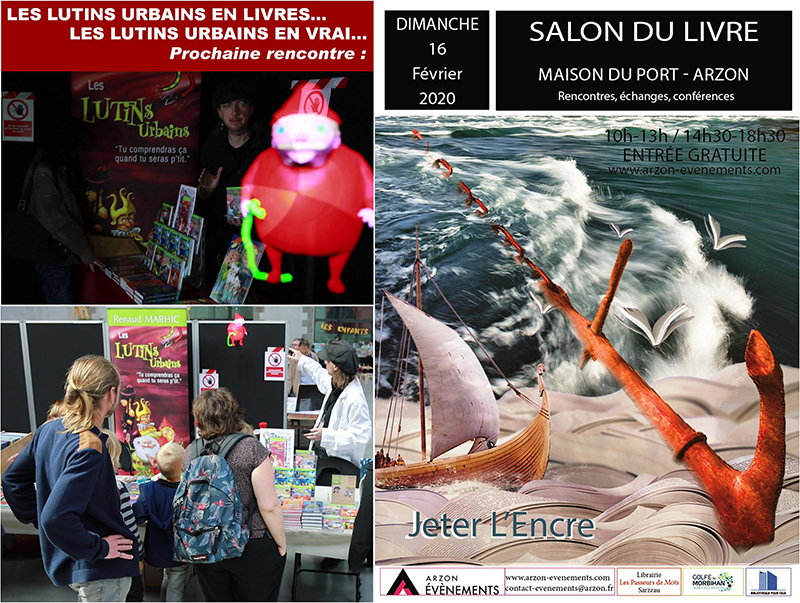 Les Lutins Urbains au Salon du Livre d'Arzon 2020