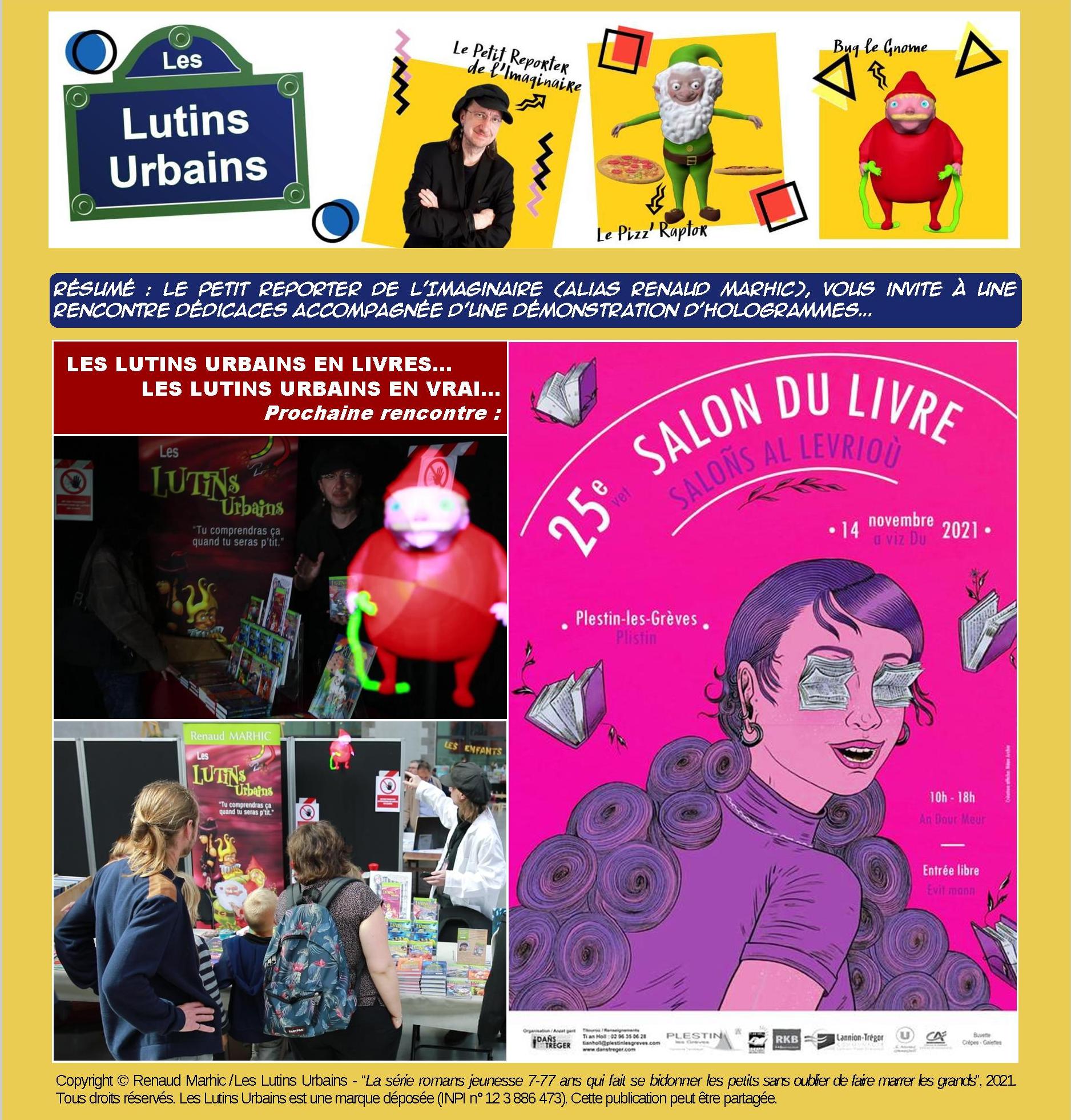 Les Lutins Urbains au Salon du livre de Plestin-les-Grèves 2021