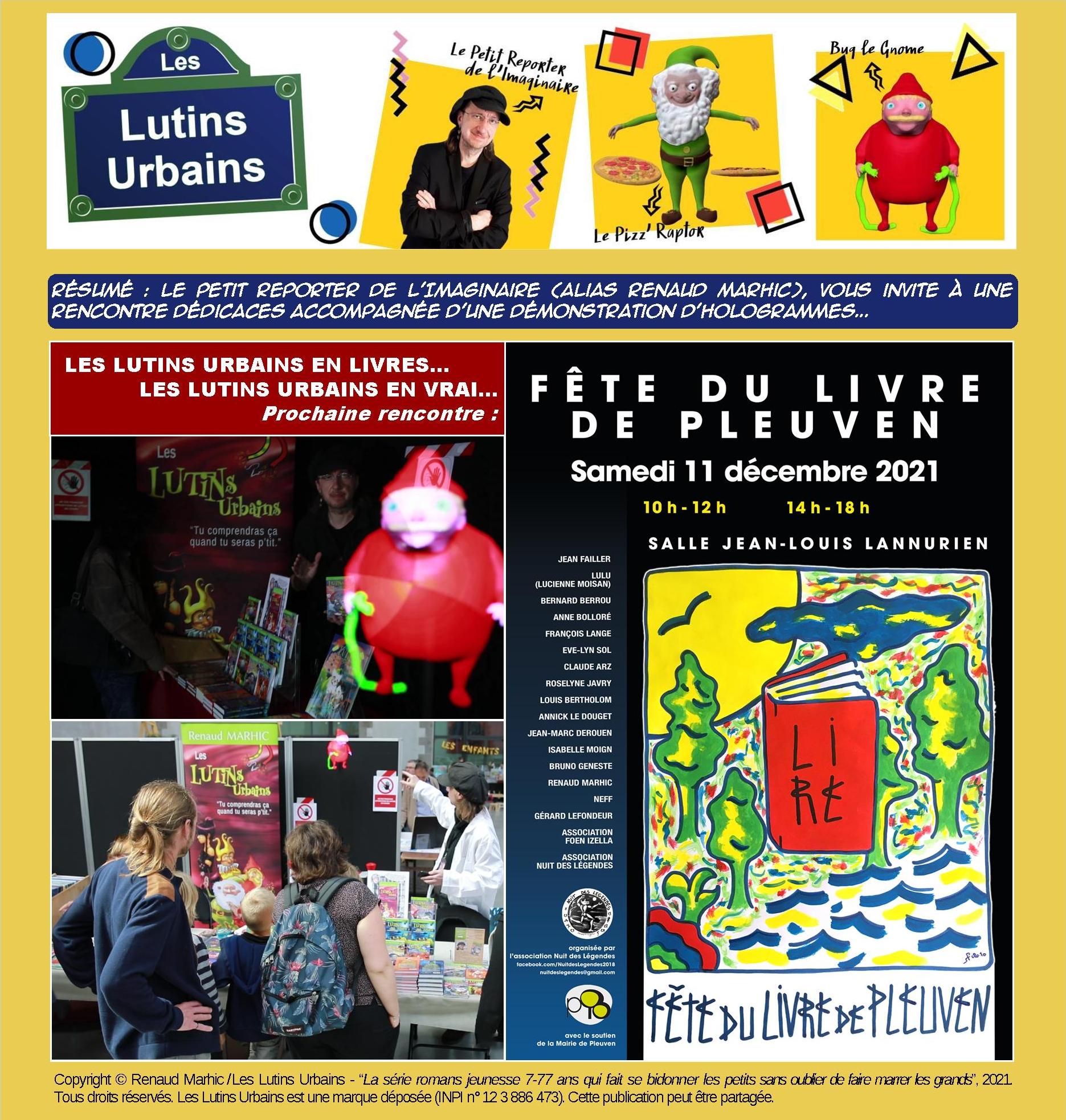 Les Lutins Urbains à la Fête du Livre de Pleuven 2021