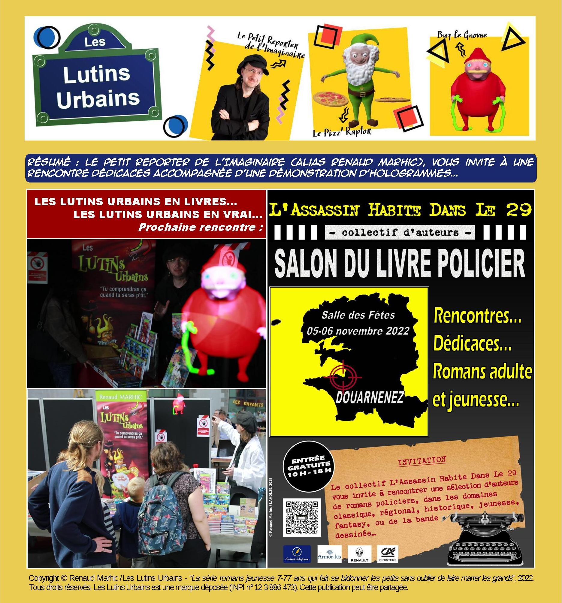 Les Lutins Urbains au Salon du Livre Policier de L’Assassin Habite Dans Le 29 à Douarnenez 2022