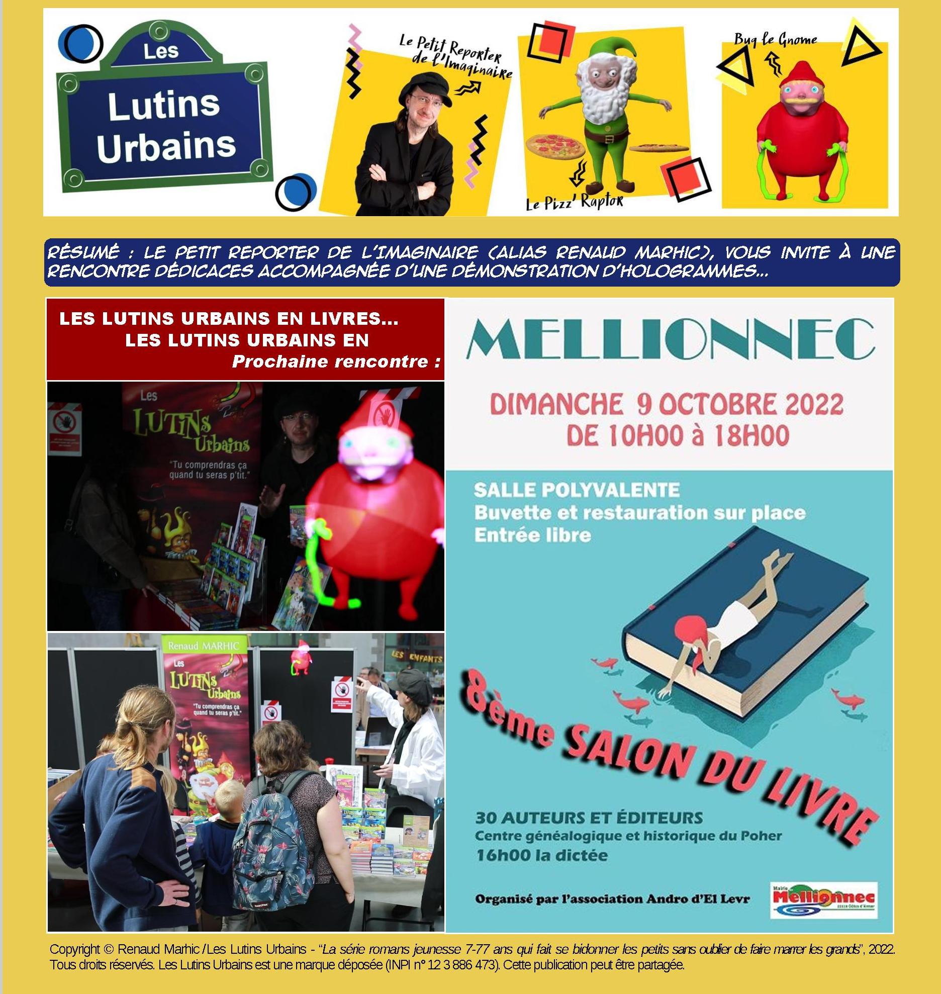 Les Lutins Urbains au Salon du Livre de Mellionnec