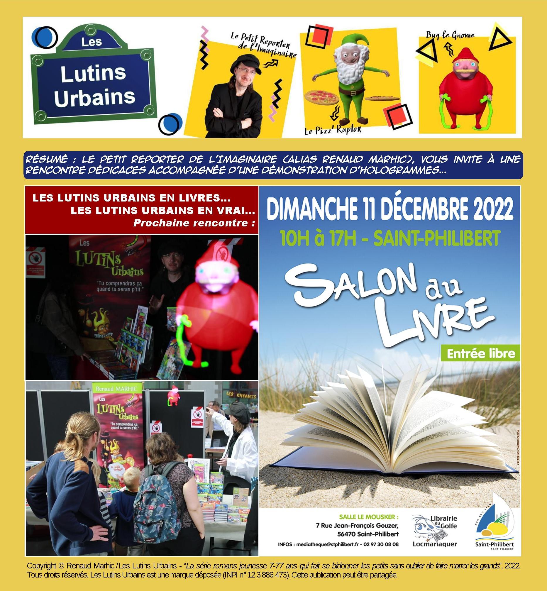 Les Lutins Urbains au Salon du Livre de Saint-Philibert 2022