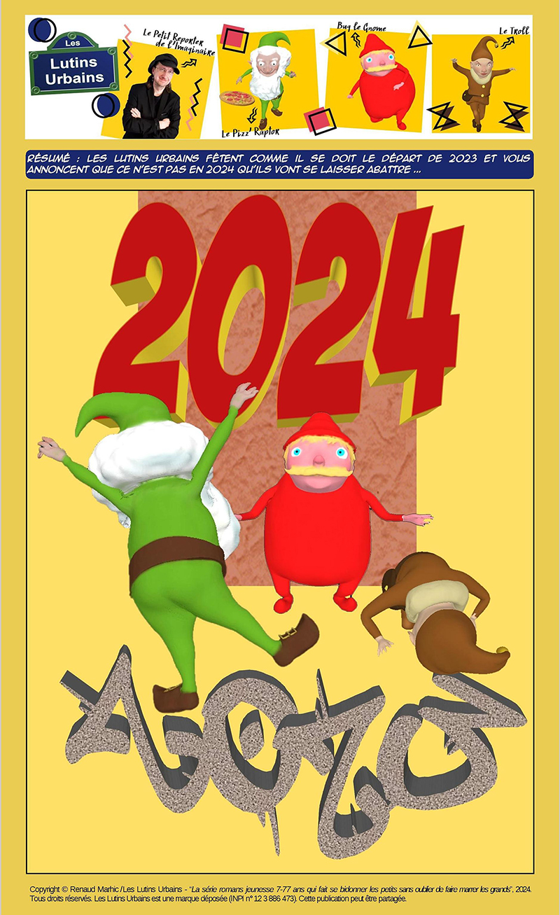 Les Lutins Urbains vous souhaitent une joyeuse année 2024