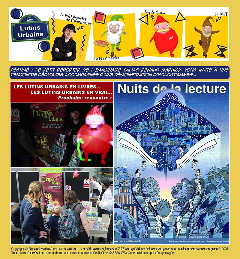 Les Lutins Urbains à Nuits de la lecture 2025