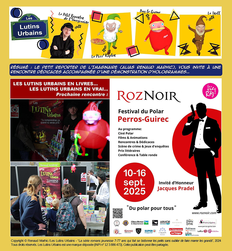 Les Lutins Urbains à RozNoir Festival du Polar 2025