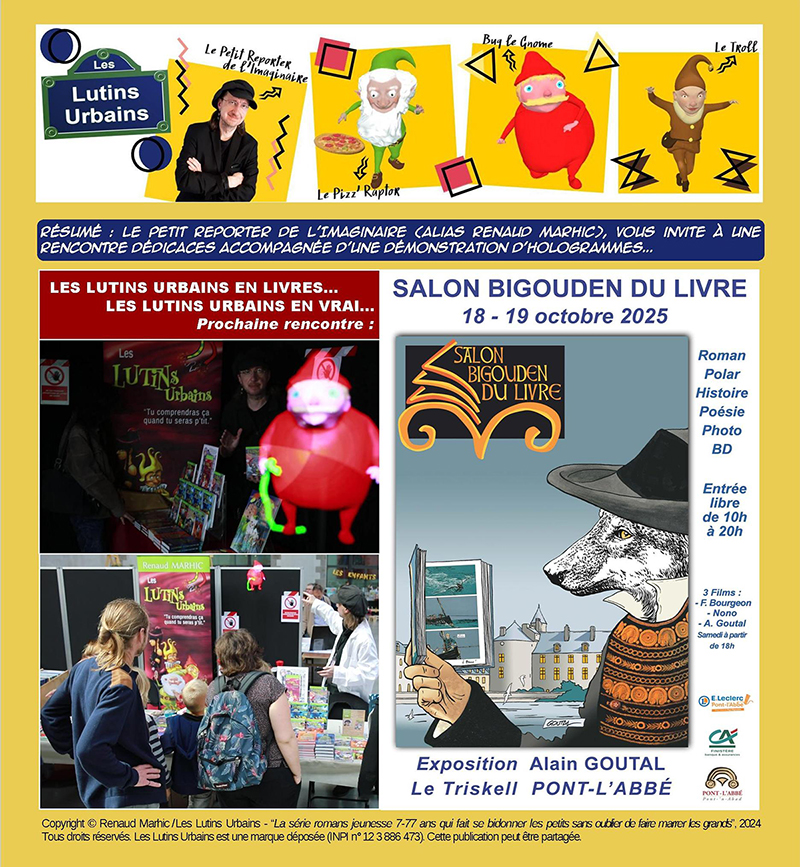 Les Lutins Urbains au Salon Bigouden du Livre 2025