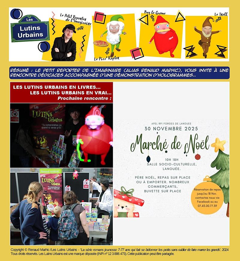 Les Lutins Urbains au Marché de Noël Apel des Forges-de-Lanouée