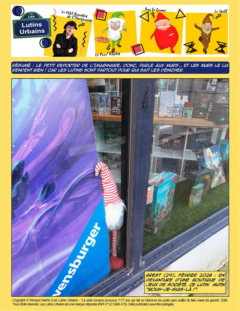 Petit Reporter de l’Imaginaire : les lutins font le mur (91)