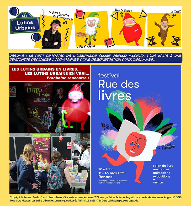 Les Lutins Urbains au Festival rue des Livres 2026