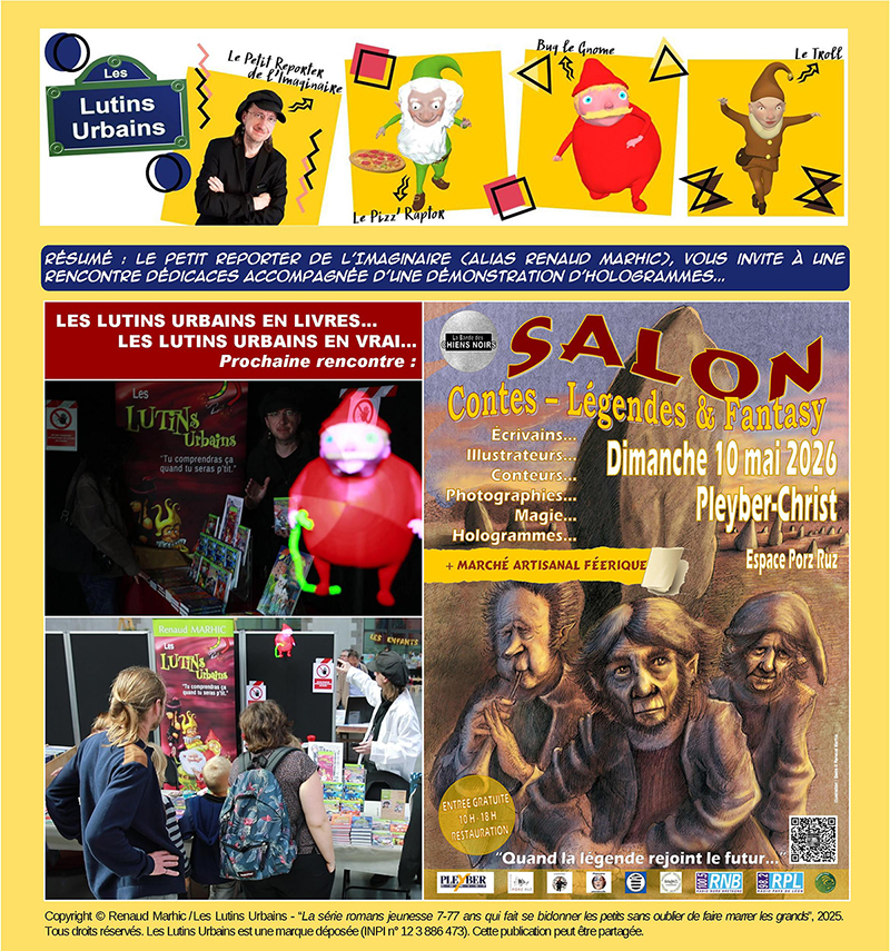 Les Lutins Urbains au Salon Contes – Légendes & Fantasy 2026