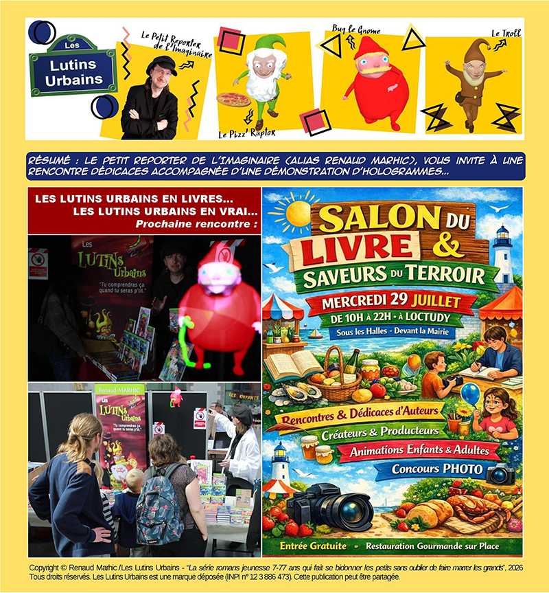 Les Lutins Urbains au Salon du Livre et Saveurs de Terroir 2026