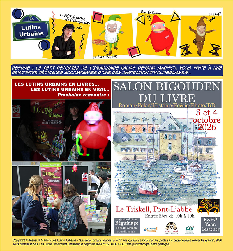 Les Lutins Urbains au Salon Bigouden du Livre 2026